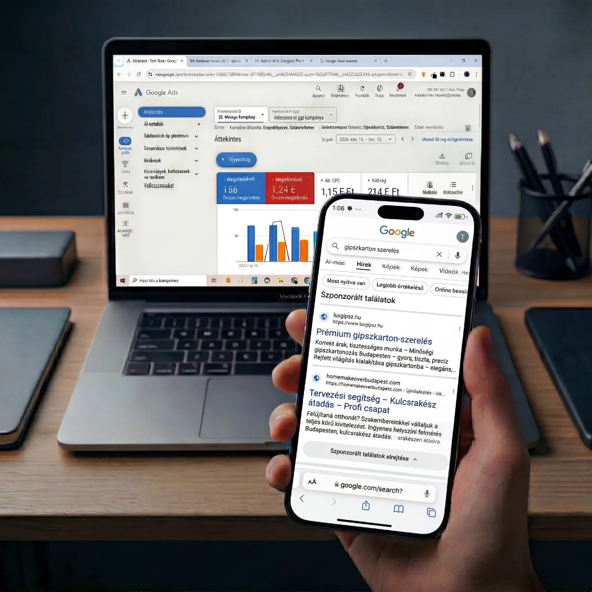 google ads kampánykezelés